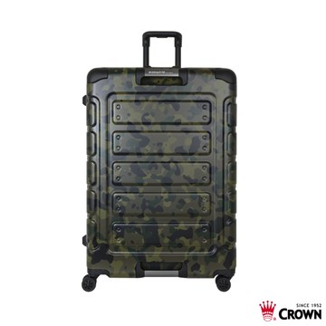 CROWN皇冠 27吋 PC 悍馬鋁框箱 行李箱/旅行箱-迷彩 CFE258