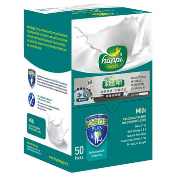 纖嚼 無榖健齒棒 m號 50入  牛奶  1250g  1個