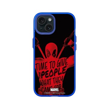 iPhone 15 JellyTint 激光藍 - 迪士尼-漫威 Marvel - 死侍-It's Deadpool's Time