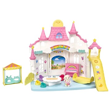 EPOCH Sylvanian Families 森林家族 森林陽光城堡幼稚園  1盒  粉紅色  白色