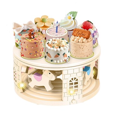 新品 二代旋轉木馬機 小蛋糕 蛋糕台 旋轉機 甜點機 蛋糕裝飾 甜點旋轉盤 甜品機 旋轉盤 旋轉木馬 迴轉甜品機 小紅書