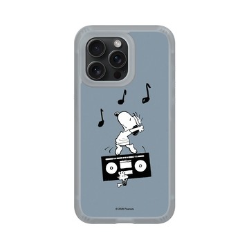 iPhone 15 Pro Max AirX 流變灰 - 史努比 Snoopy - 隨音樂搖擺吧！
