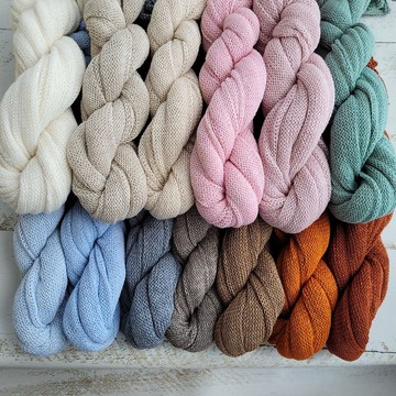 新生兒軟針織裹巾、嬰兒拍照道具