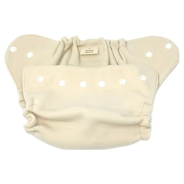 Babee Greens 100%美麗諾羊毛尿布兜 通過Oeko-Tex 100認證  原色  1件