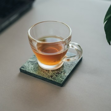 VERDE 大理石/蛇紋石  方形杯墊