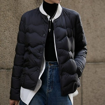 【巴黎精品】現貨+預購 頂級真羽絨外套90%鵝絨羽絨衣秋冬外套保暖大碼休閒女裝-輕薄蓄熱女外套2色a1lm10