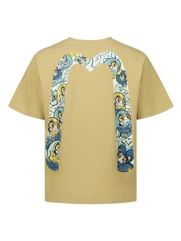 Graffiti Daruma Daicock Print T-Shirt