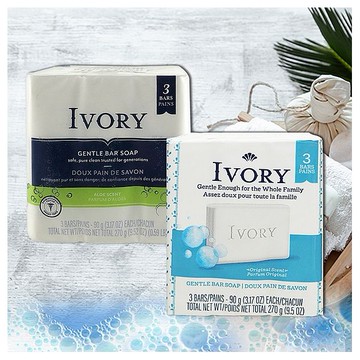 美國 IVORY~香皂(90g*3入) 原味／蘆薈 款式可選