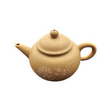 藏古祥館   黃泥茶壺 RYC80