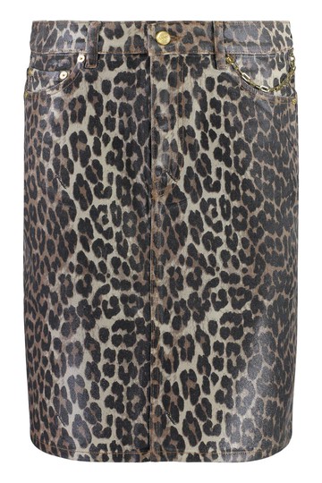 Ganni Cotton Mini-Skirt