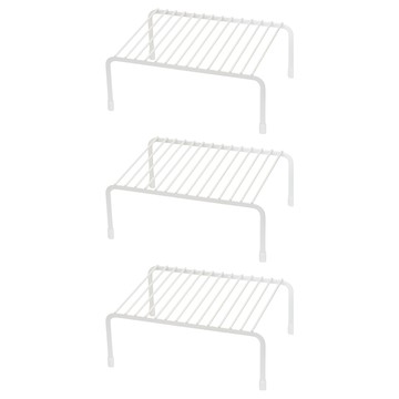 comet Kitchen 碗盤收納架  25.5 x 18 x 10cm  白色  3個