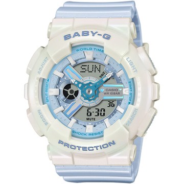 CASIO Baby-G 夢幻柔和雙顯女錶 手錶 電子錶 學生錶 BA-110PD-2A