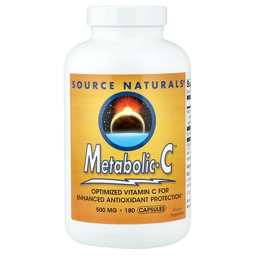 Source Naturals, Metabolic C，500 毫克，180 粒膠囊