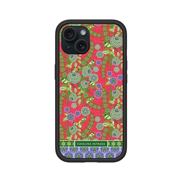 iPhone 15 Mod NX 黑 - Catalina Estrada - Red Flowers