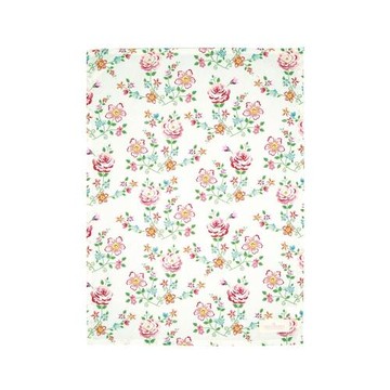 丹麥GreenGate Columbine white 茶巾