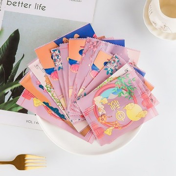 2025最新款✨中秋月餅包裝袋帶托盒 高顏值家用透明包裝盒50克80gins風月餅自封袋