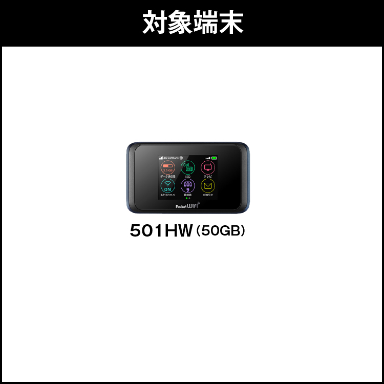  安心保障付きプレミアムプラン専用 E5383 501HW 50GB モデル wifi レンタル 延長 専用 90日 ポケットwifi wifiレンタル ポケットWiFi