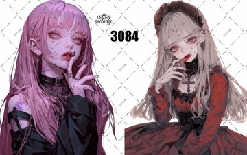 original sticker o.3084 人物貼紙 原創貼紙 cotton melody