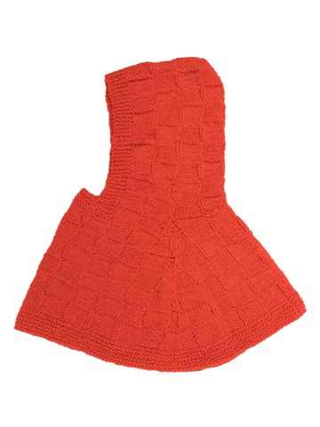 Kiko Kostadinov - crochet-knit virgin wool blend balaclava - men - Virgin Wool/Alpaca/Polyacrylic - One Size - Red