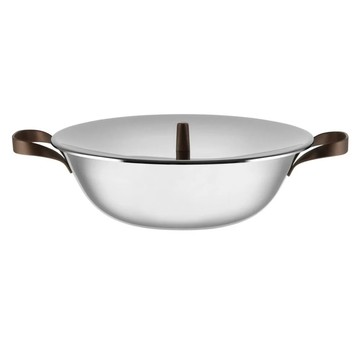 ALESSI 漂亮炒鍋 物理性健康不沾鍋