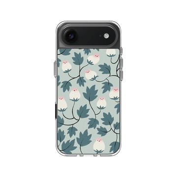 iPhone Air Clear Case（相機按鈕） 透明 - ilovedoodle (Lim Heng Swee) - Meowing Glory - 貓咪藤蔓