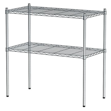 dayneeds 日需百備 插管二層架  電鍍  90 x 45 x 90cm  2層