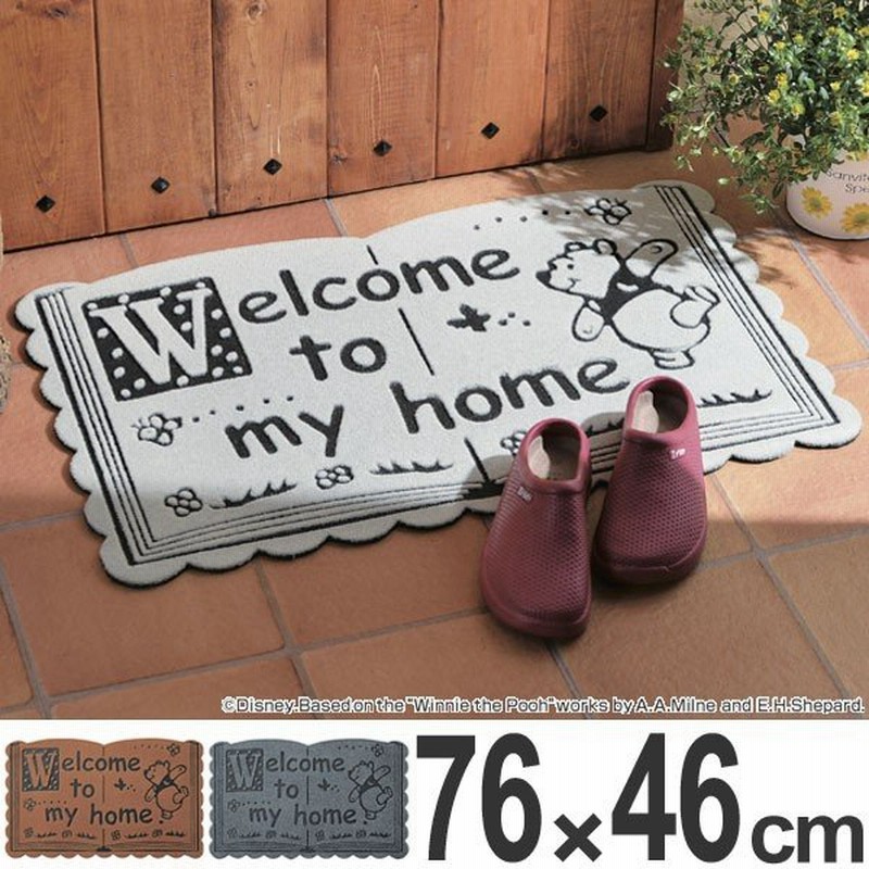 玄関マット 屋外 プーさん ディズニー エントランスマット 泥落としマット ドアマット 動物 アニマル おしゃれ かわいい セトクラフト 通販 Lineポイント最大0 5 Get Lineショッピング
