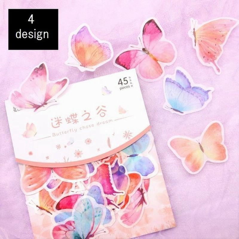 ステッカー シール フレークシール 雑貨 装飾 文房具 45枚入り 和紙 Diy 蝶 羽 魚 おしゃれ かわいい 通販 Lineポイント最大0 5 Get Lineショッピング