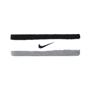 NIKE SWOOSH CLASSIC 運動 頭帶 黑白灰 N1012407122OS [台灣現貨]