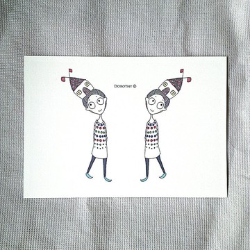 我在想你明信片-C018