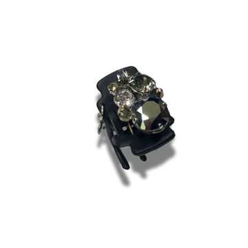 COMPLEX BIZ 甜心夾 施華洛世奇 黑底水晶