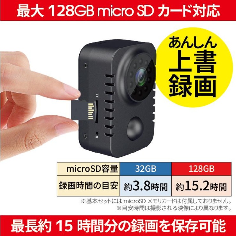 2021高い素材 SDメモリーカード録画 防犯カメラMTW-SD02FHD デジタル