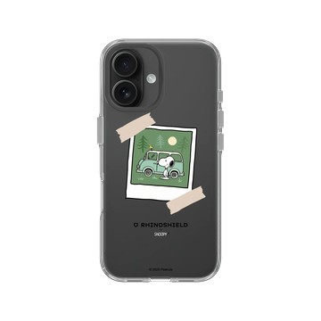 iPhone 16 Clear 透明 - 史努比 Snoopy - 拍立得-夏日野營趣