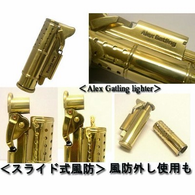 送料300円〜新品 珍品1930年IMCO 2200系 レプリカ フリント式オイルライター(Alex Gatling Lighter)真鍮(ブラスポリッシュ鏡面ミラー)☆おまけブラシ付