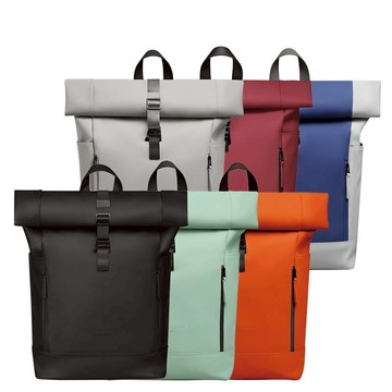 【GASTON LUGA】Rullen 13吋防水個性後背包 薄荷綠