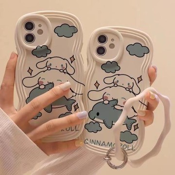 玉桂狗鯨魚適用三星s24ultra手機殼波浪s23+/s22卡通s21fe趣味a55a54創意a15a24男女a05s可奧note20/s10+/s9