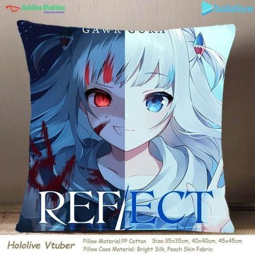 🔥好物優選🔥創意Hololive EN 噶嗚·古拉 Gura動漫2WT印花抱枕靠墊套