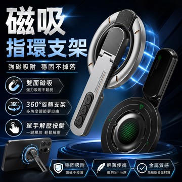 磁吸手機支架 雙面磁吸手機支架 防摔手機支架 360度旋轉桌面磁吸手機支架 隨身手機支架 解壓手機支架 多功能手機支架