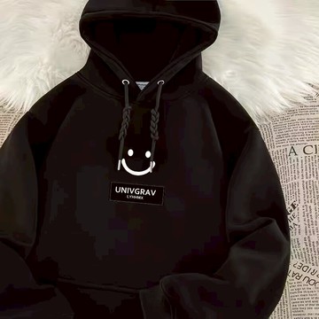 2025秋冬季印花衛衣 男士潮牌連帽衛衣 vibe風 美式 高級感 情侶套頭衫 重磅寬松連帽衛衣