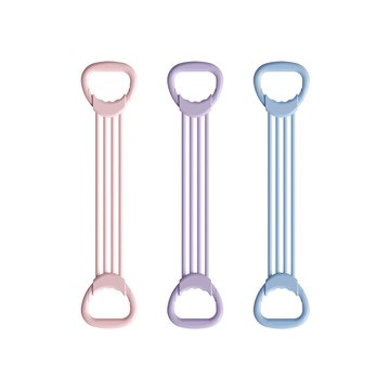 PABO 四檔調節拉力器 可拆卸開肩美背彈力帶 瑜伽健身拉力帶 練背拉力繩 阻力帶