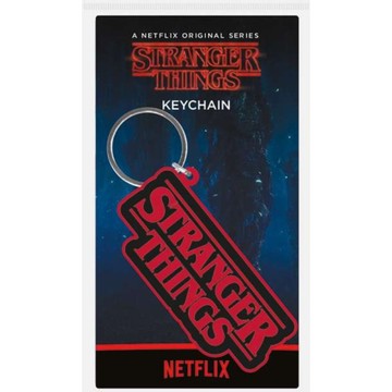 *【怪奇物語】LOGO橡膠鑰匙圈