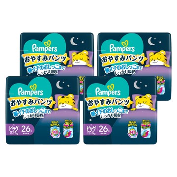 Pampers 幫寶適 巧虎安睡褲/拉拉褲/尿布 12~17kg  XL  104片
