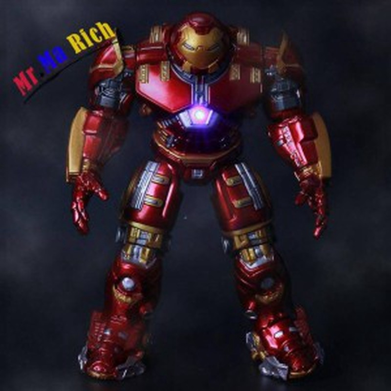 趣味 おもちゃ アベンジャーズ 2 アイアンマン Hulkbuster 鎧関節可動 18cm Ledライト Pvc フィギュア ゴールデンペイント 通販 Lineポイント最大1 0 Get Lineショッピング