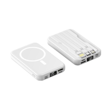 [預購] 【美家家電】美家家電 磁吸行動電源 無線快充行動電源 MagSafe 隨充吸磁充電 - 白色