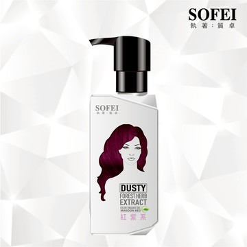 紅紫系_補色同時護髮_型色家植萃添加染髮補色露(200ml)【SOFEI 舒妃】
