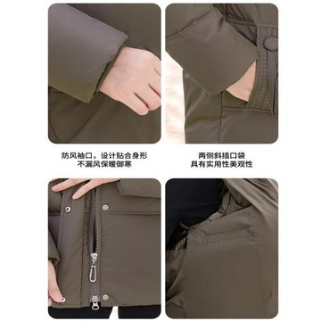 反季中老年羽絨服女短款2025新款媽媽裝時尚洋氣加厚保暖冬裝外套