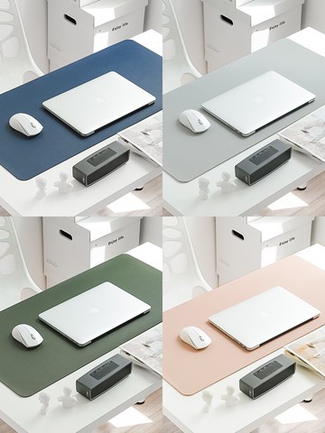 滑鼠墊 大滑鼠墊定制超大純色簡約清新ins風鍵盤墊筆記本電腦桌墊 防水耐臟辦公桌女生可愛中號小號男游戲電競滑鼠墊【MJ192842】