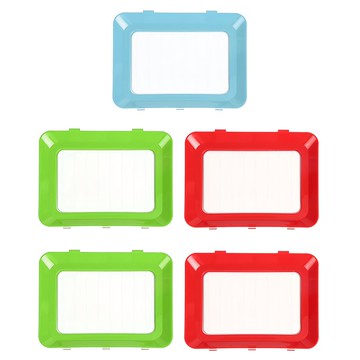 多功能食物真空保鮮盤 顏色隨機  1組  5個