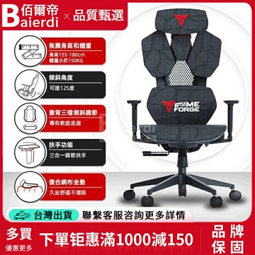 工學椅 網椅 電腦椅 125°可躺 分區椅背 工程學大師系列