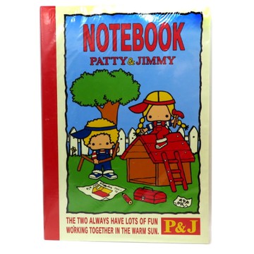 asdfkitty*PATTY&JIMMY狗屋筆記本 記事本 橫條-正版